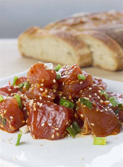 Tuna Poke Appetizer | Recip zoid