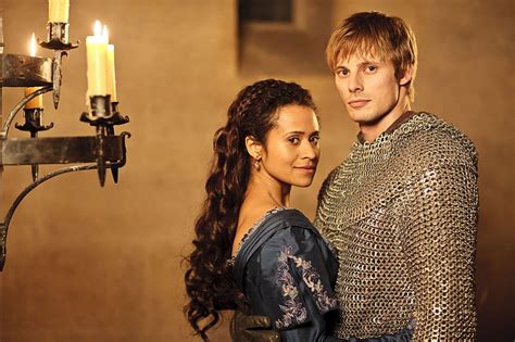 Guinevere And Arthur Merlin Arthur Celebrity Bonito Gwen