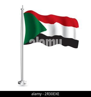 Flag Of Sudan Sudanese National Banner And Patriotic Symbol Official