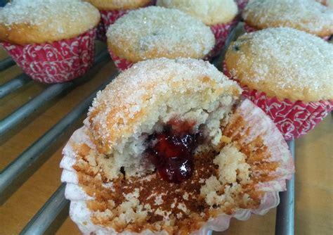 Lauralovescakes Jammy Doughnut Muffins For Alphabakes