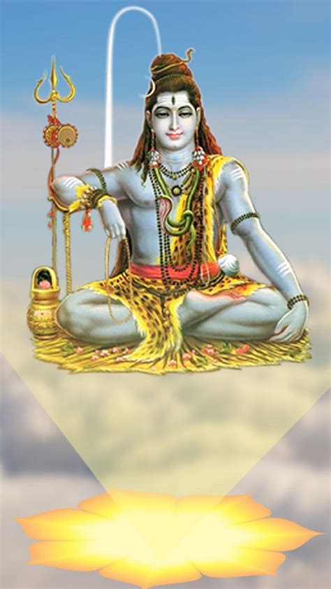 Mahakal 3d Lord Shiva Mobile Theme Para Android Bhole Nath 3d Papel De