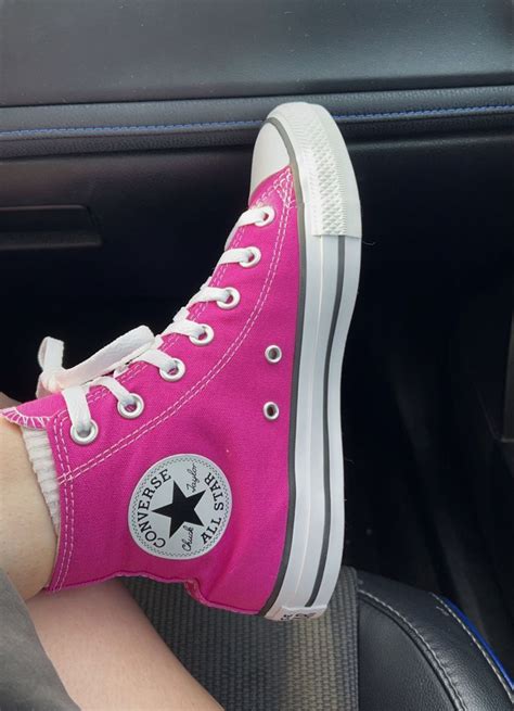 converse | Swag shoes, Pink shoes outfit, Pink converse