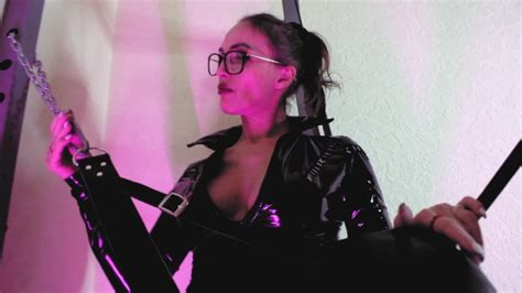 Femdom Dominatrix Eva Latex Glasses MILF Fetish BDSM Solo Kink Goddess Heels Toys Pvc Vinyl