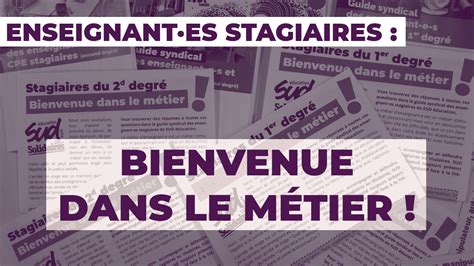 Rentr E Des Enseignantes Stagiaires Bienvenue Dans Le M Tier Sud