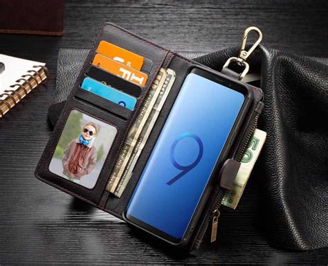 Caseme Samsung Galaxy S9 Plus Magnetic Detachable Wallet Case