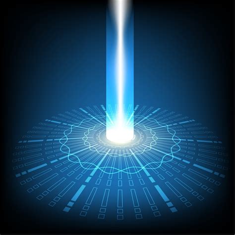 Premium Vector | Abstract innovation laser technology 