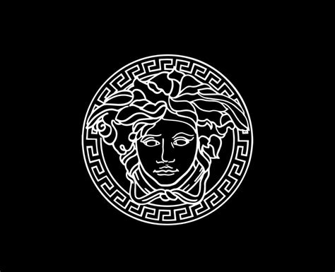 Versace Brand Symbol White Logo Clothes Design Icon Abstract Vector ...