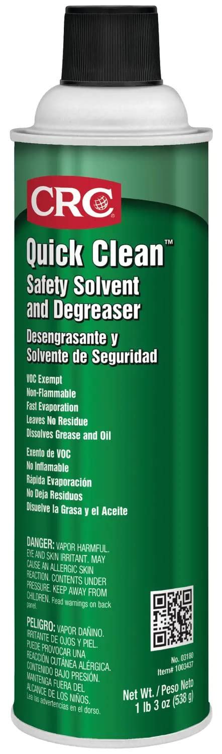 Buy CRCQuick Clean Safety Solvent And Degreaser 03180 19 WT OZ Clear