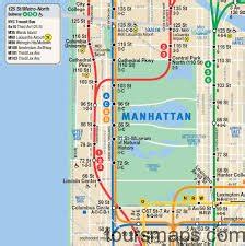 New York map uptown - ToursMaps.com