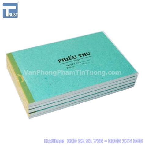 phieu thu    van phong pham tin tuong