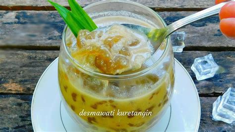 Cara Membuat Es Cendol Emping Menu Buka Puasa Minuman Khas Minang