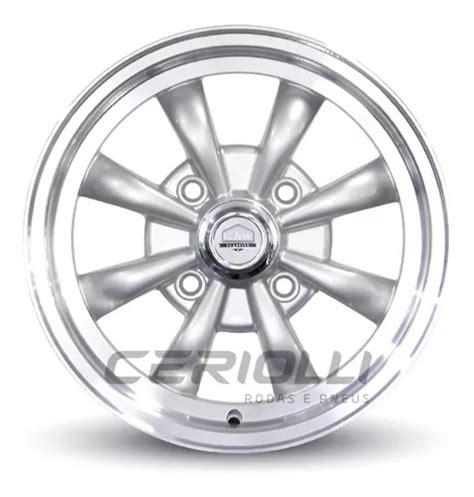 Roda Raw Classics 8 Spoke Aro 15 4 Furos 4x130 4 Rodas