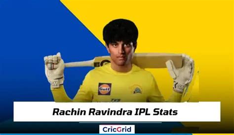 Rachin Ravindra IPL Stats