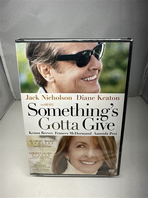 Somethings Gotta Give Dvd 2003 New And Sealed 43396013025 Ebay