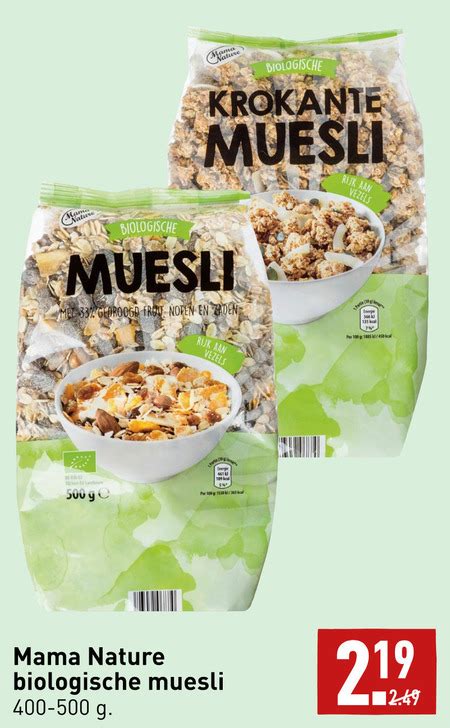 Muesli Folder Aanbieding Bij Aldi Details