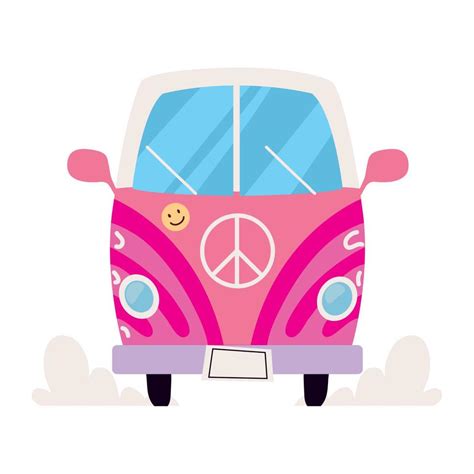 hippie of car 11209825 Vector Art at Vecteezy