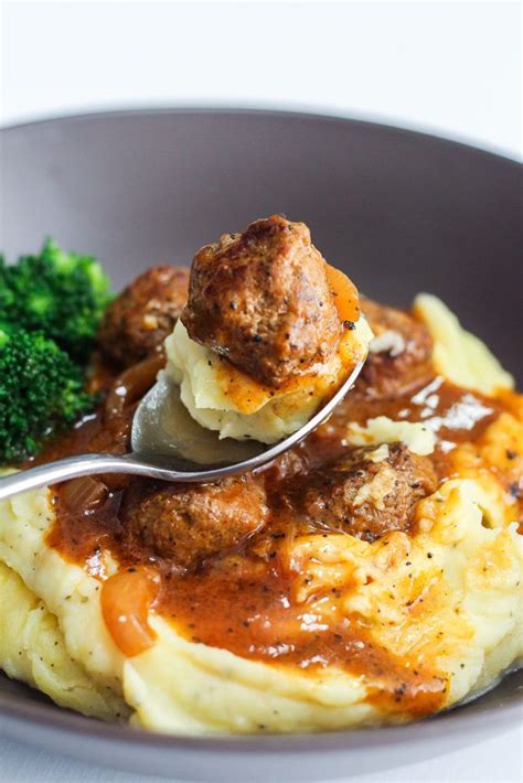 Ground Beef Meatballs And Gravy At Barbara Lemley Blog