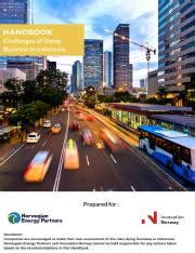 2017 10 25 Final Report Challenges Of Doing Business In Indonesia Pdf