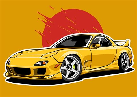 Mazda Rx 7 Fd3s Posters And Prints By Heru Kurniawan Printler