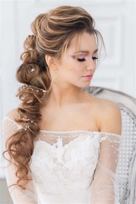 Wedding Side Swept Hairstyles