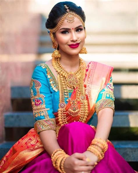 30 South Indian Blouse Designs For A Royal Bridal Look Blouse Designs Indian South Indian