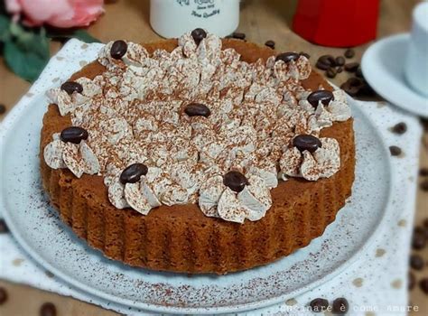 CROSTATA MORBIDA AL CAFFE dolce ripieno crema mascarpone Cucinare è