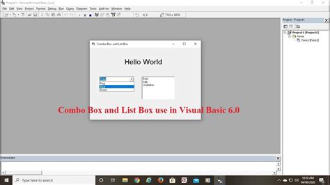 Visual Basic 6 0 List Box And Combo Box YouTube