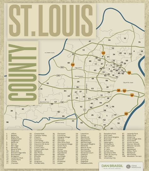 Map Of St Louis Park Neighborhoods With Names