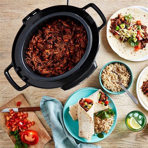 Mexican Pulled Beef Burritos | Recipe | Crockpot®