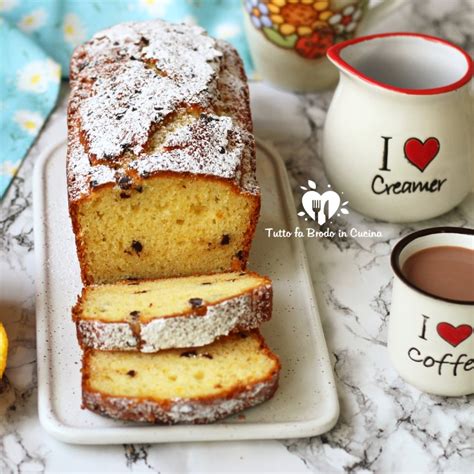 Plumcake All Arancia E Ricotta Con Gocce Di Cioccolato Tutto Fa Brodo