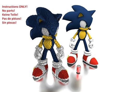 LEGO Sonic the Hedgehog Statue Building Instruction INSTRUCTIONS ONLY No Bricks - Etsy