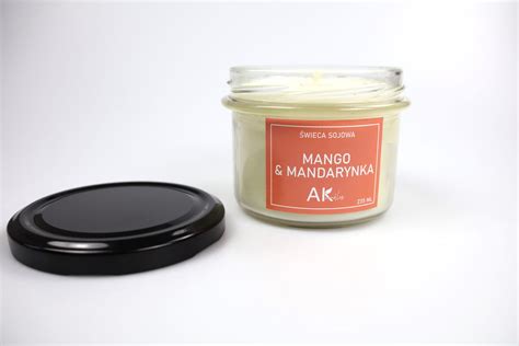 Mango Mandarynka Wieca Sojowa Ml Ak Candles