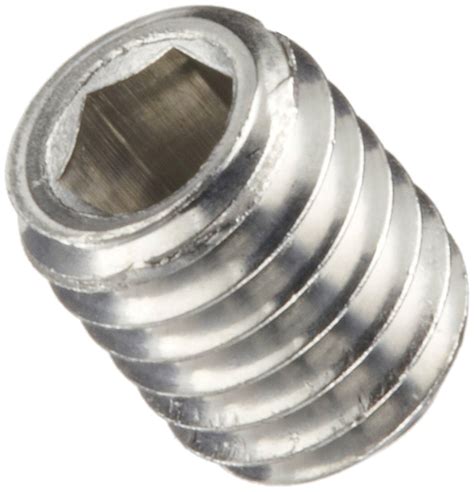 Stainless Steel Set Screw Plain Finish Vented Hex Socket Drive