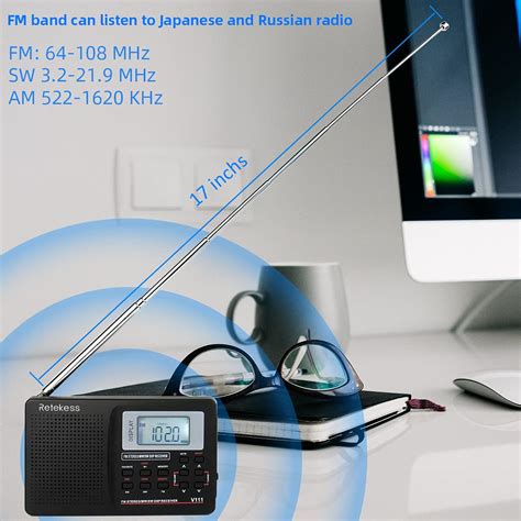 Retekess V Portable Shortwave Radios Digital Radio Am Fm With