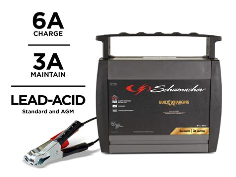 Schumacher Fully Automatic Battery Charger Maintainer And Auto Desulfator 63 Amp 612v