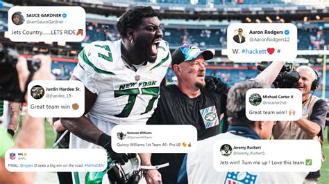 Social Media Reaction To The Jets Road Victory Over The Broncos