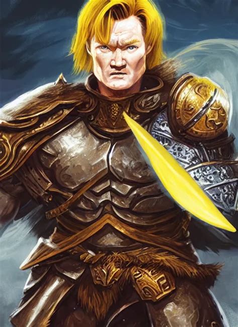 Detailed Illustration Of Conan Obrien As A Dnd Stable Diffusion