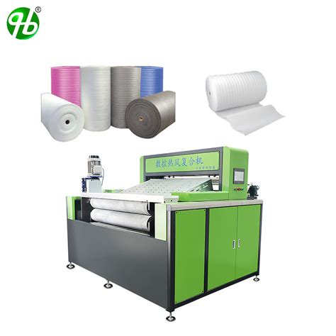 EPE Foam Roll To Roll Hot Air Thickening Machine For PE EPE XPE XLPE Lamination Machine And