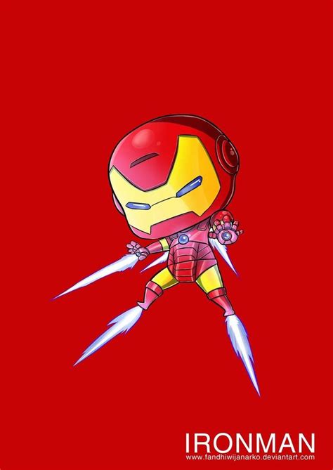 Ironman Avengers By Gaviniko On Deviantart Iron Man Drawing Chibi