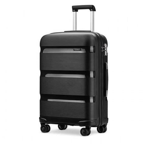 Kono Bagage Cabine 55cm Bagage à Main Valise Rigide en Polypropylène