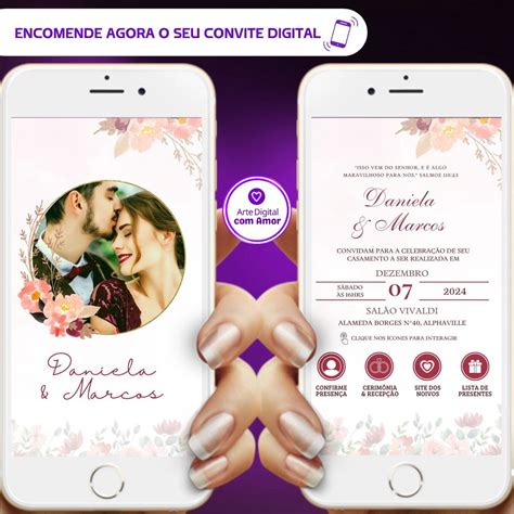 Convite De Casamento Digital Virtual Interativo Elo