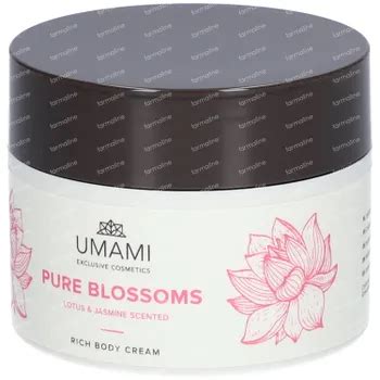 Umami Pure Blossoms Rich Body Cream Lotus Jasmijn 250 ml crème hier