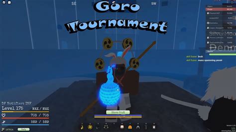 Grand Piece Online Tournament For Goro Goro No Mi Youtube