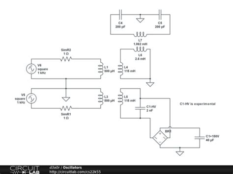Oscillators Circuitlab