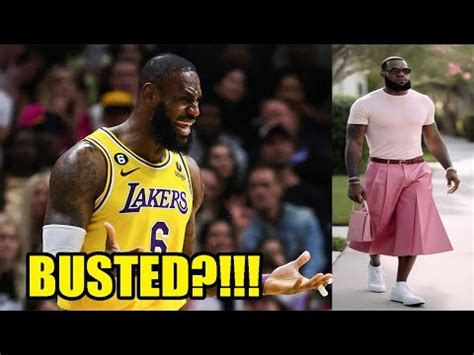 LeBron James BUSTED wearing a pink dress and GOES VIRAL! Is this real ...