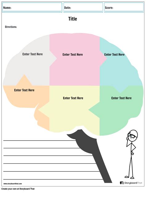 Graphic Organizer Brain Storyboard Av Worksheet Templates The Best