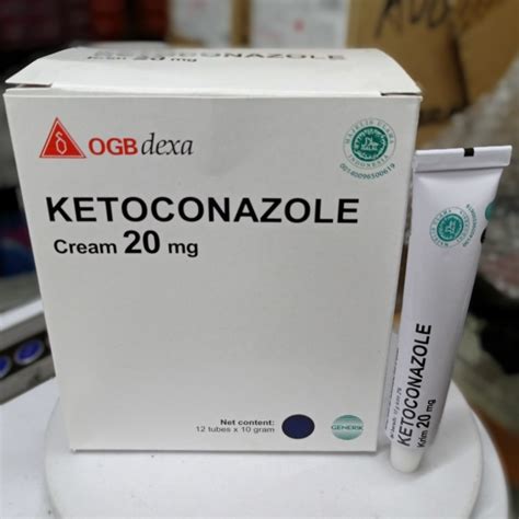 Salep Ketoconazole Krim 20mg Per BOX Isi 12 Tube X 10gram HARGA PER