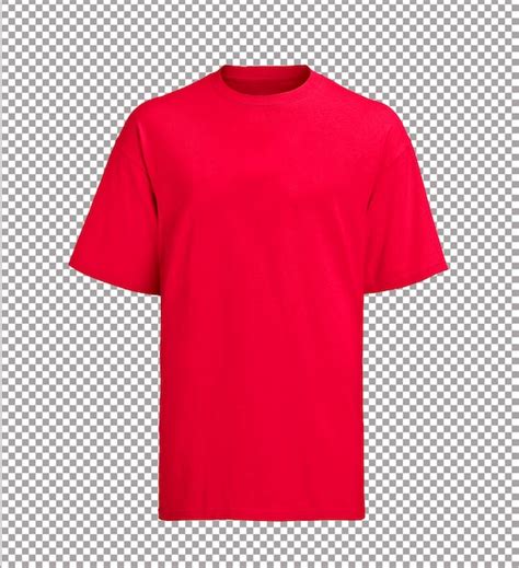 Camiseta Roja Aislado En Blanco Archivo Psd Premium