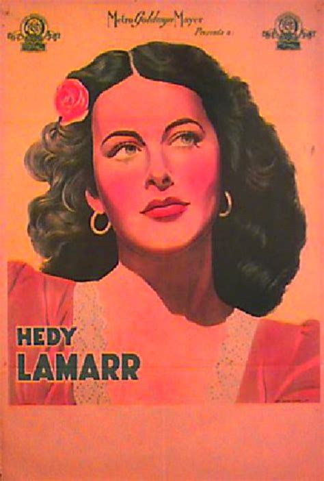 Hedy Lamarr Original 1940s Argentine Poster Posteritati Movie Poster