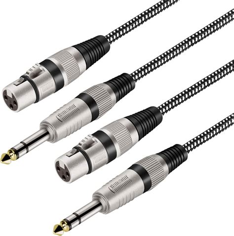 Amazon Cable Matters XLR To 1 4 TS Microphone Cable 3 Ft